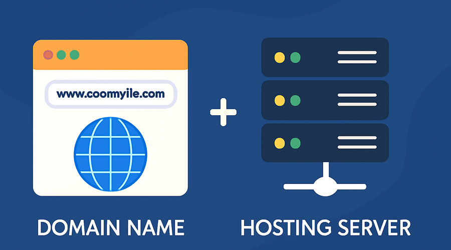 WordPress website Domain Name and Hosting Server