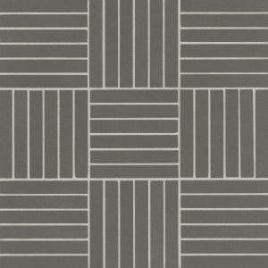 Sahara .5" x 4" Matte Crosshatch Porcelain Mosaic Tile in Taupe