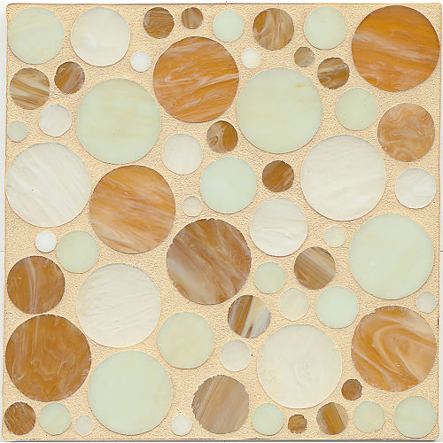 Bubblicious Glass Mosaic in I Only Drink Champagne Non-iridescent