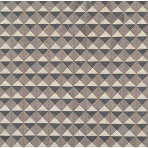 Cape Town Bo-Kaap Blocks Honed Limestone Mosaic in Swart