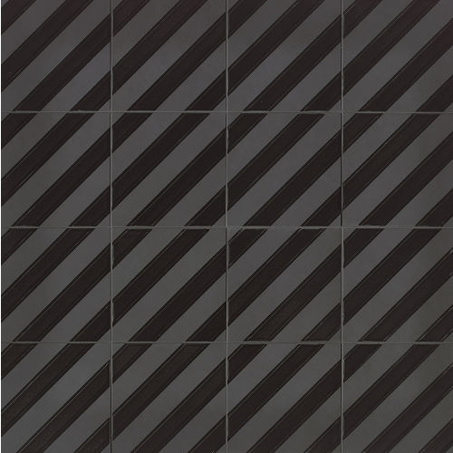 Feel 8" x 8" The Multi-tasker Porcelain Tile in Sleek Black