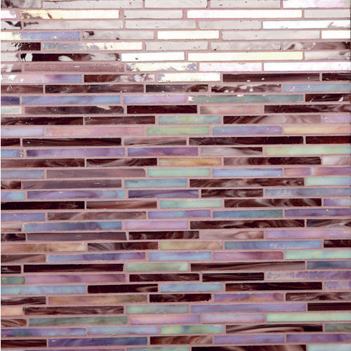 Gigi's Groovy Glass Stix Mosaic Blend in Purple Haze Iridescent & Non-iridescent