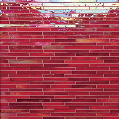 Gigi's Groovy Glass Stix Mosaic in Cara Mia Crimson Iridescent