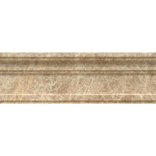 Mod Rocks 4" x 12" Honed Marble Base/Crown Molding in Viburnum