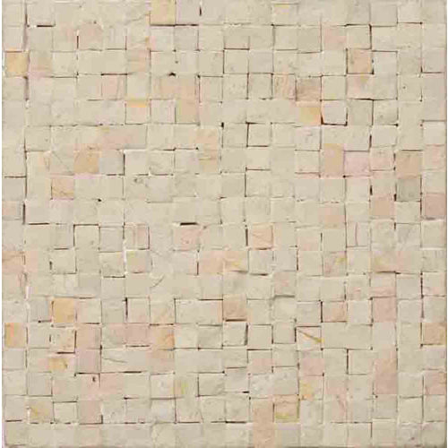 Nico Mozaics 8" x 8" Monochromic Honed Limestone Tile in Melange