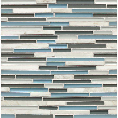 Serenity Glass & Stone Blend Mosaic in Harmony