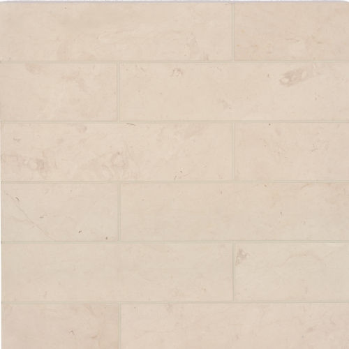 Suave 4" x 16" Smooth Finish Limstone Tile in Fleece