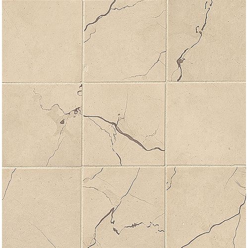 Suave Due 4" x 4" Smooth Finish Marble Tile in Lynx