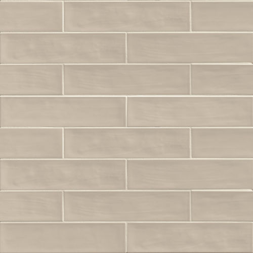 Tongue In Chic 2 1/2" x 10 1/2" Gloss Wall Tile in Pebble Without A Cause