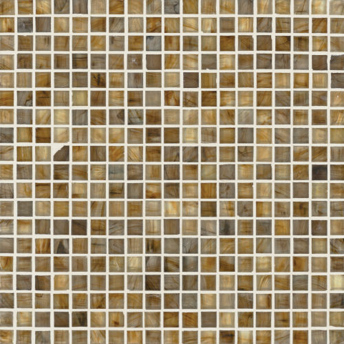 Studio M 5/8" x 5/8" Glass Mosaic in Tango