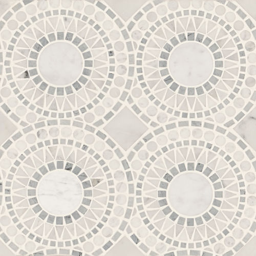 Corinthian White Honed Versailles Pattern - Filled & Lightly Chiseled