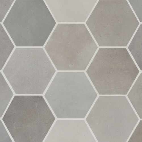 Le Cafe 1 x 3 Herringbone Glossy Porcelain Mosaic Tile in Black