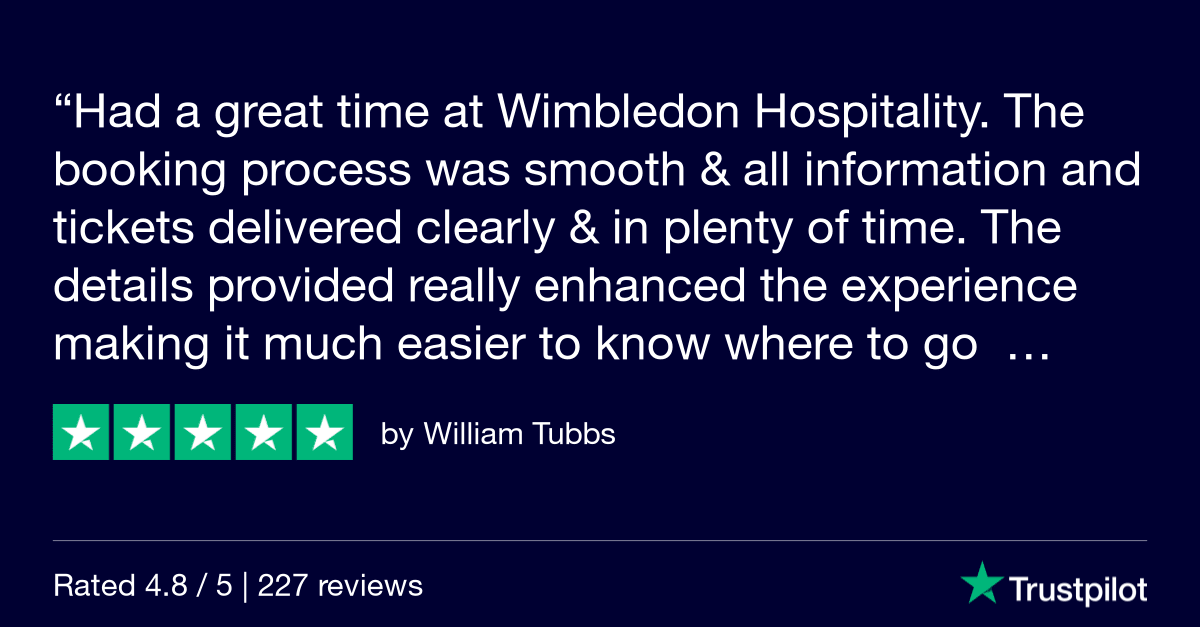 William Tubbs Trust Pilot review of Seat Unique Wimbledon debentures 