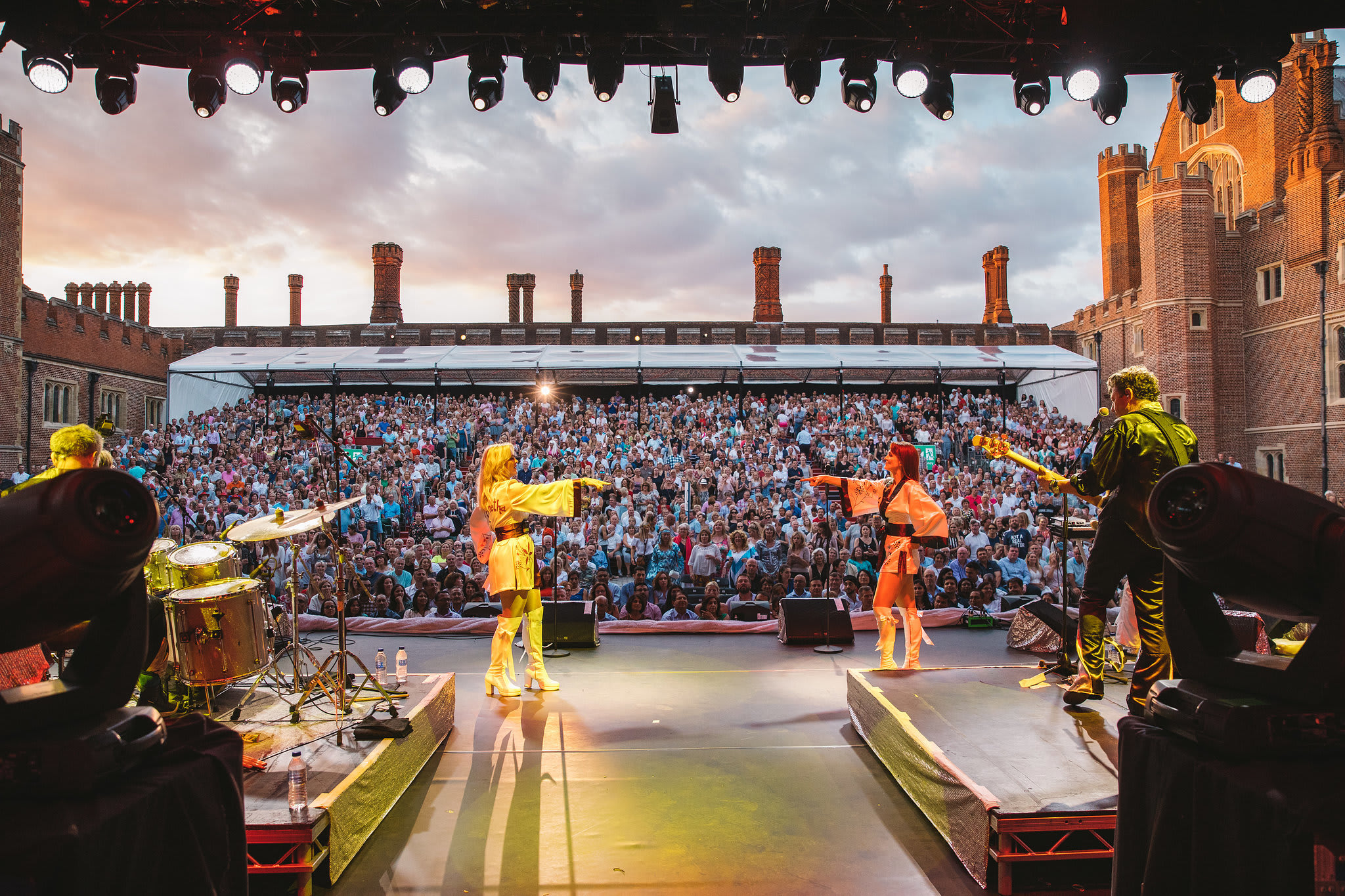 Stage view from Hampton Court Palace Festival