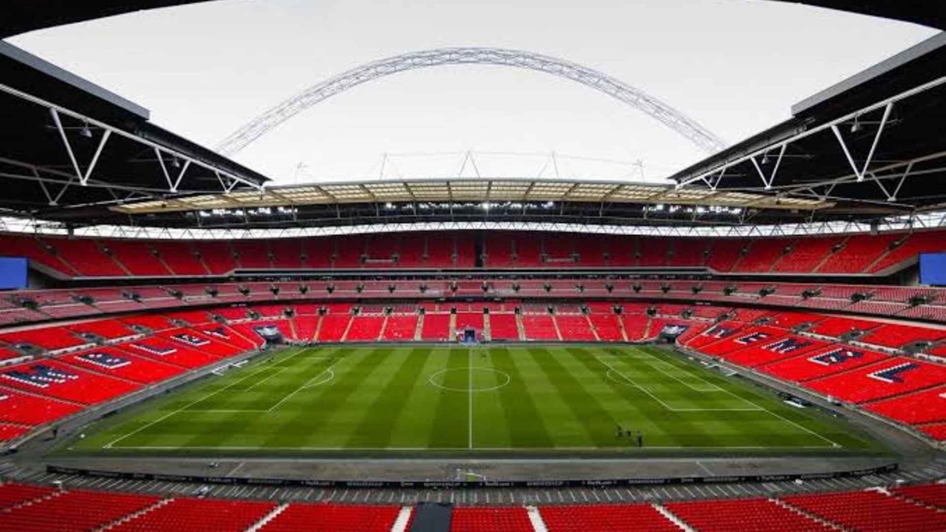 View from a private box at Wembley Stadium