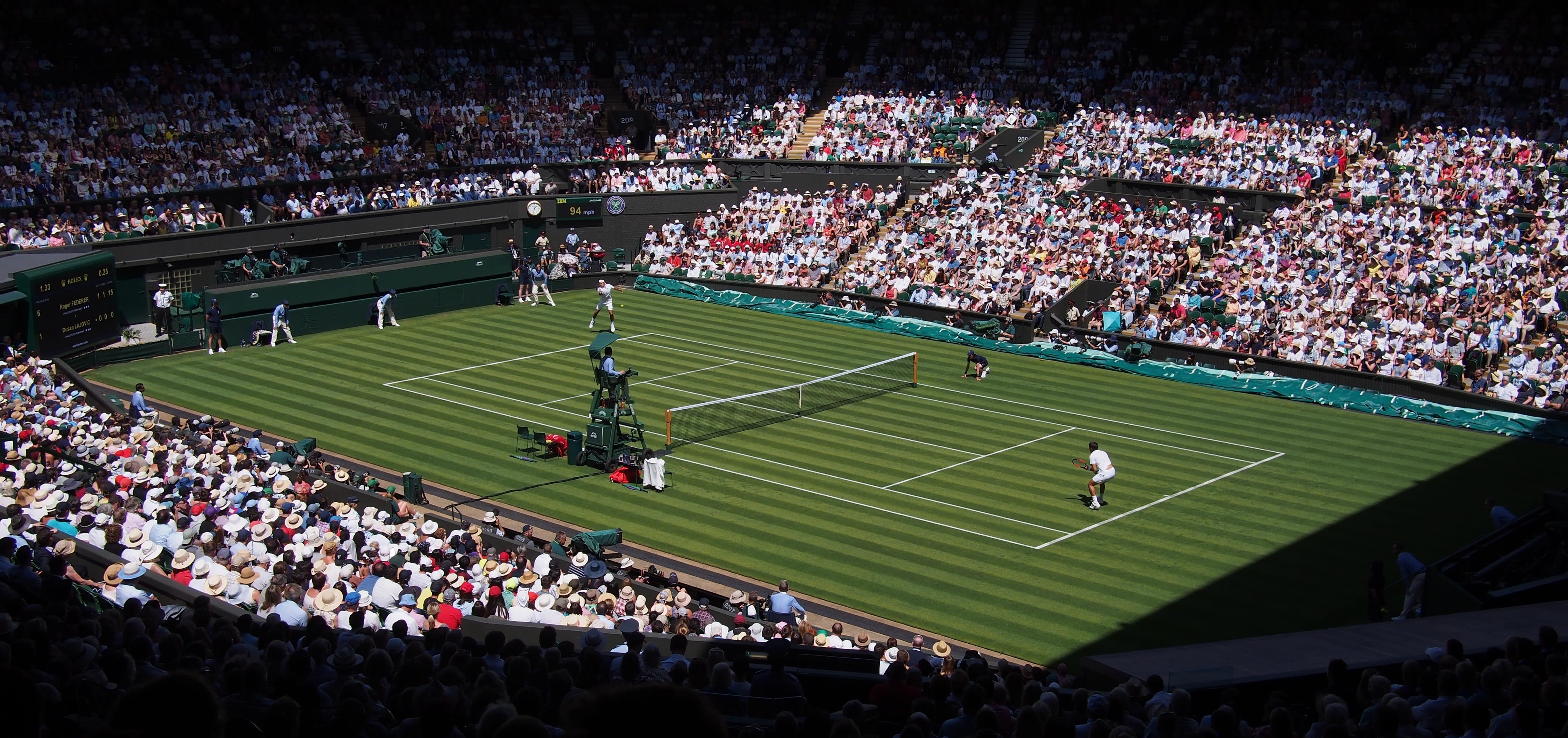 Wimbledon Championship tennis match 