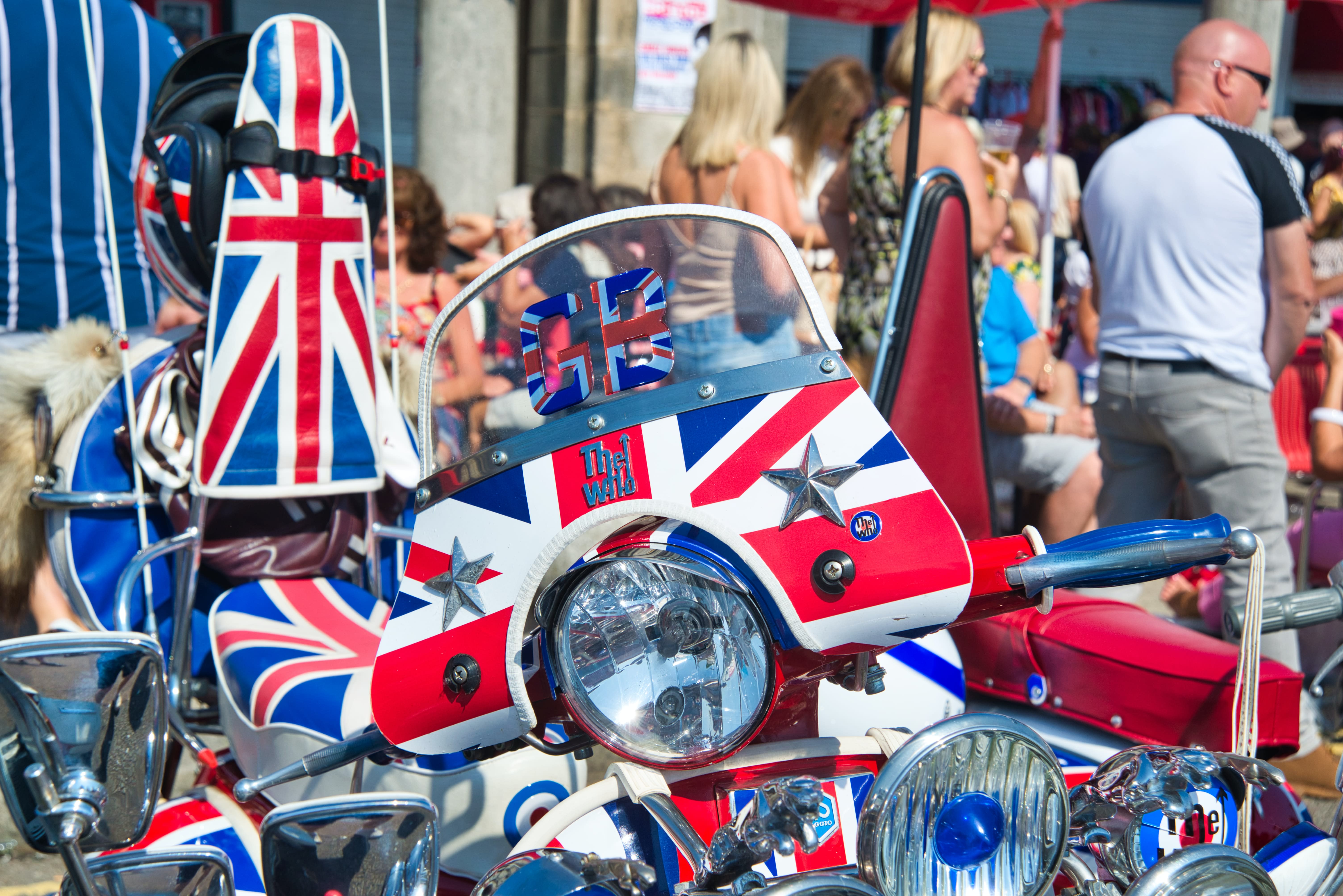 A mod scooter. 