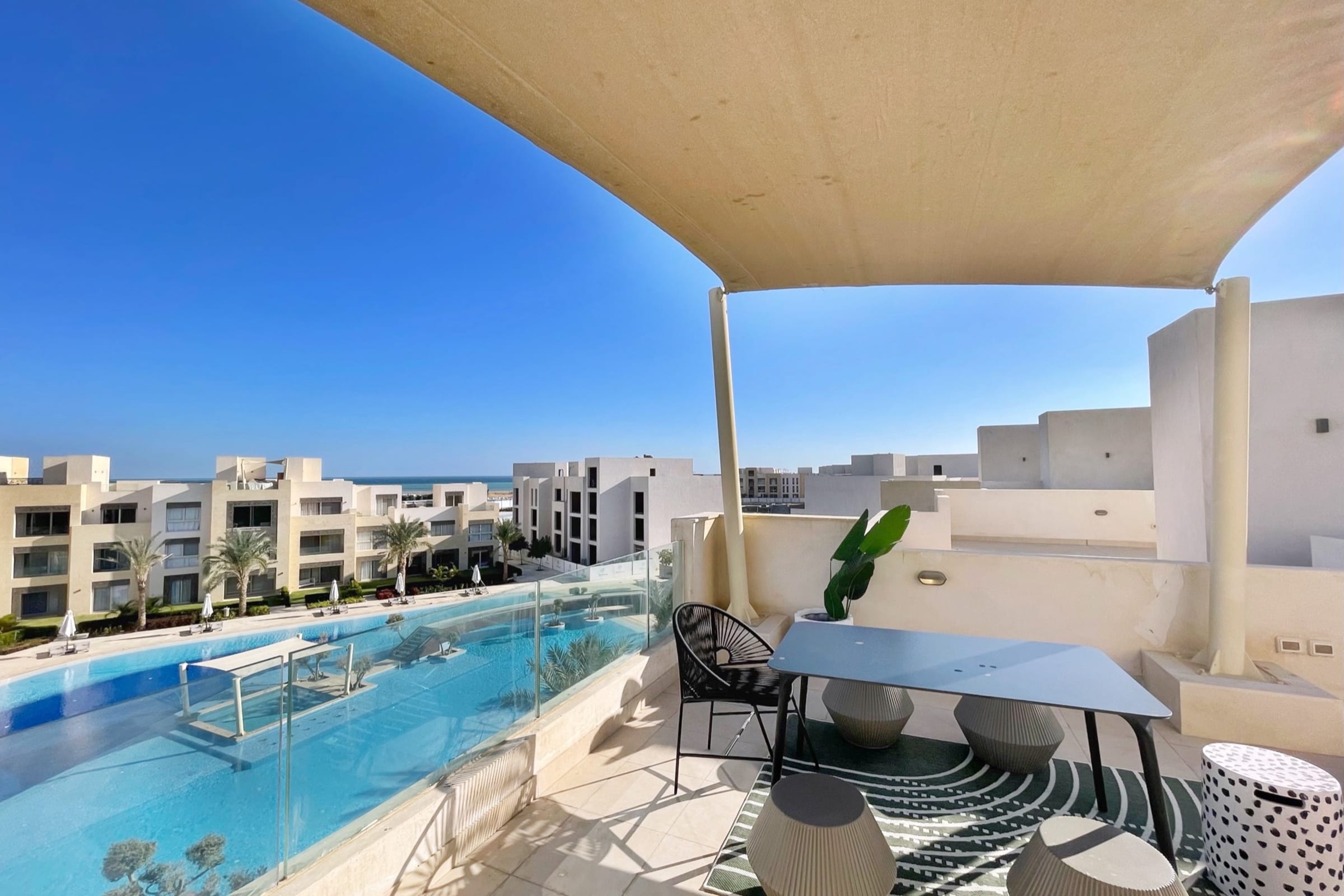 Snazzy 1BDR w/ Rooftop @ Mangroovy |Free Pool & Beach Access — Apartment in Mangroovy Residence, El Gouna, Egypt — photo 11