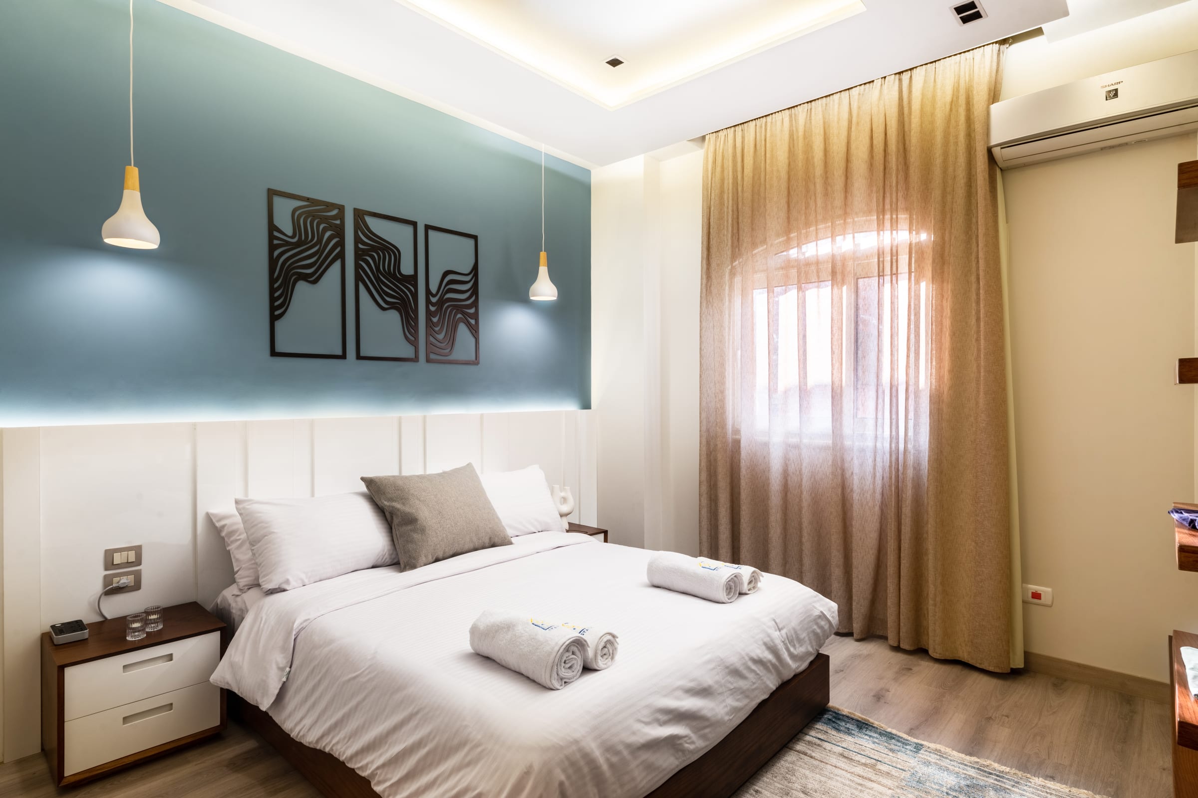 The Sleek & Ritzy 2 BDR | 15 min from CAI Airpt. — Apartment in 6 Al Nakhil new cairo, Cairo, Egypt — photo 2