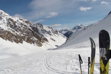 Ski de randonnée dans le Vallon, Névache