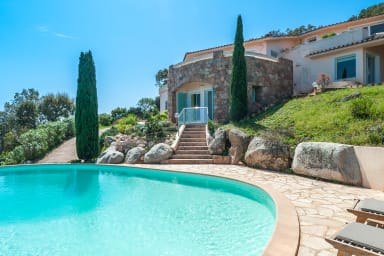 Piscine et jardin