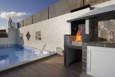 Swimming Pool and barbecue