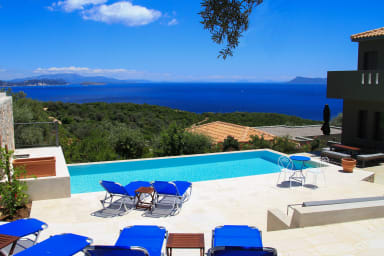 Villa Arkoudi Sea View Cinema Room And Field Of Pétanque