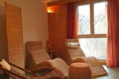 salle de détente et sauna