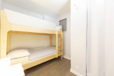 second bedroom with bunk bed suitable for adult