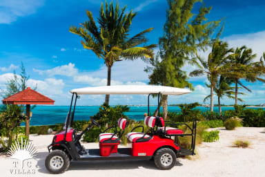 Reef Pearl's complimentary golf cart (not guaranteed).