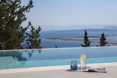 B1 Brand New Villa Ionion Theasis Kallisti w/t endless sea view & private p