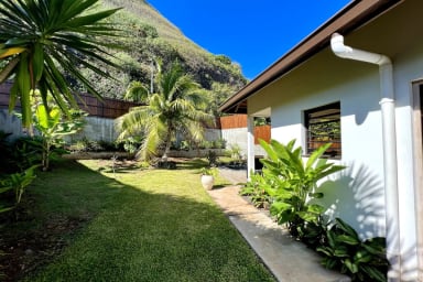 You have a mountain view from the villa