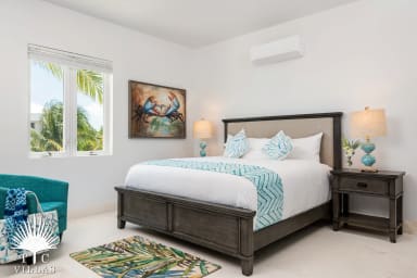 Villa Sandpiper's beach-level suite.