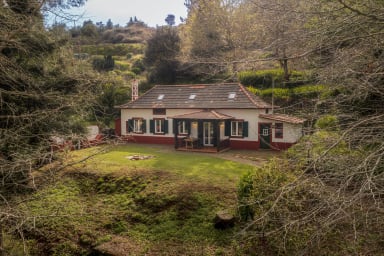 Garden and view to the property