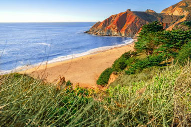 Walk to Montara State Beach and Grey Whale Cove