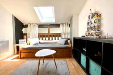 Chambre mezzanie, possibilité couchage jusqu'a 10 personnes (sur demande)