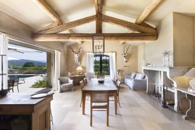 Stunning property with heated pool for rent in Gordes