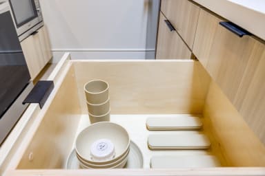 Essentials provided: tableware.