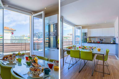 Living room & kitchen