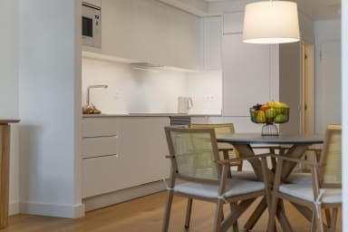 Kitchen and dining area