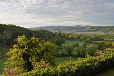 Vue de la vallée depuis le jardin