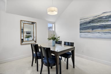 Cozy dining area with a 4-seater table