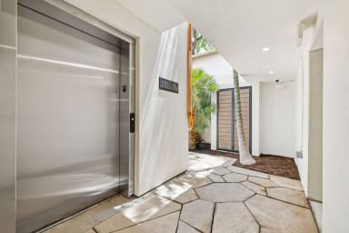 Elevator: parking to second floor.