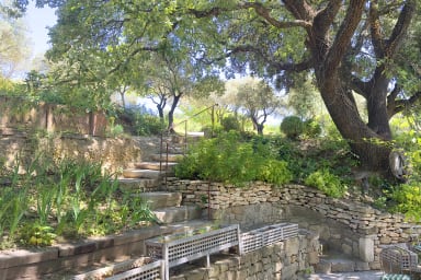 Un passage dans le jardin