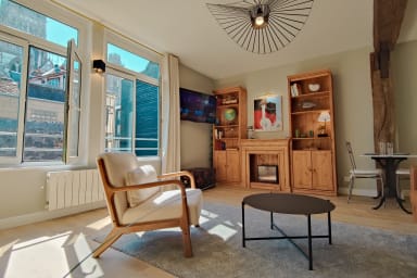 Salon avec TV