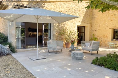 The sitting room opens onto the terrace
