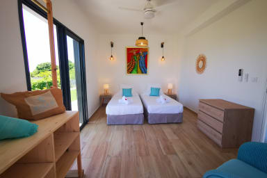 2 lits simples 90 modulables