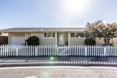 Stylish front entry to the home