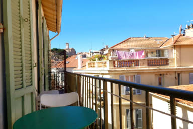 Balcon avec une vue sur le suquet