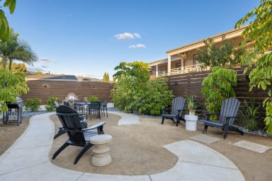 Relax, grill, and unwind in our cozy outdoor lounge.